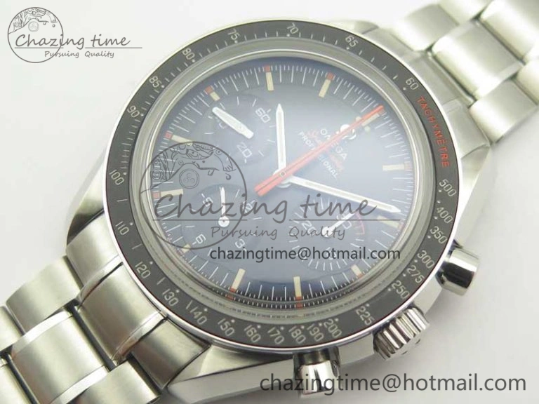 Speedmaster Speedy Tuesday 2‘Ultraman’OMF Best Edition on SS Bracelet Manual Winding Chrono Movement