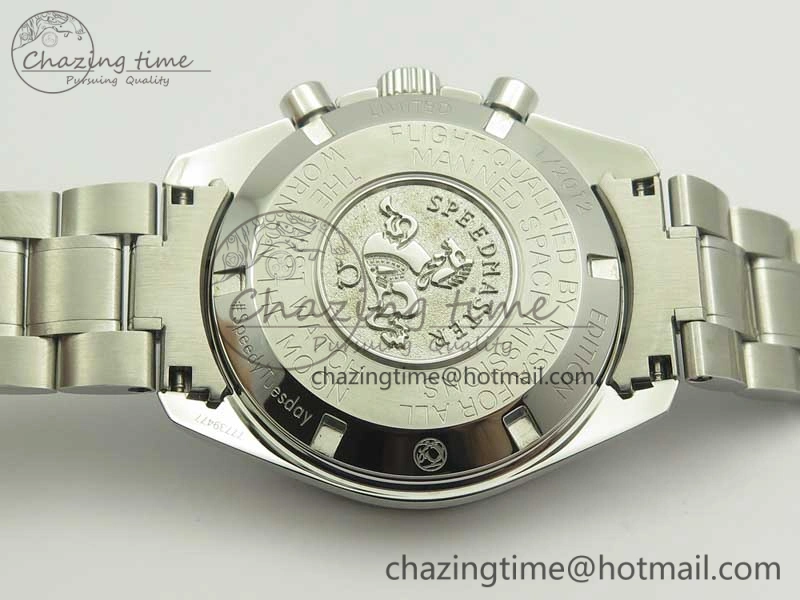 Speedmaster Speedy Tuesday 2‘Ultraman’OMF Best Edition on SS Bracelet Manual Winding Chrono Movement