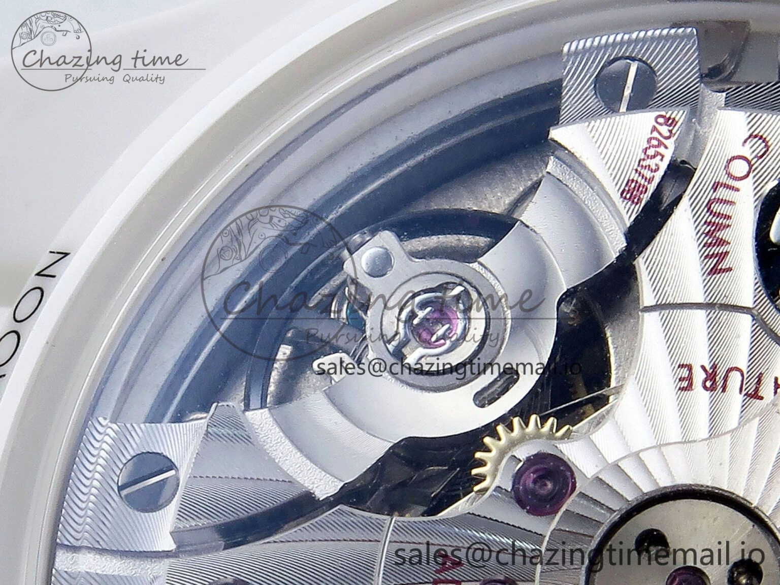 Speedmaster White Side Of The Moon N1F 1:1 Best Edition White Dial White Ceramic on White Leather Strap A9300