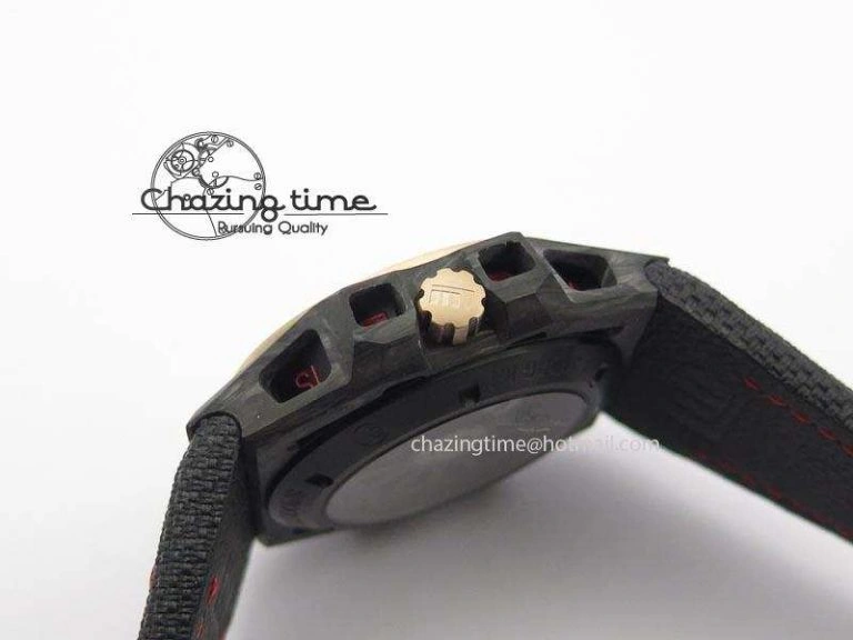 Spidolite II Tech Gold Forge Carbon V6F Best Edition Lite On Black Nylon Strap A23J
