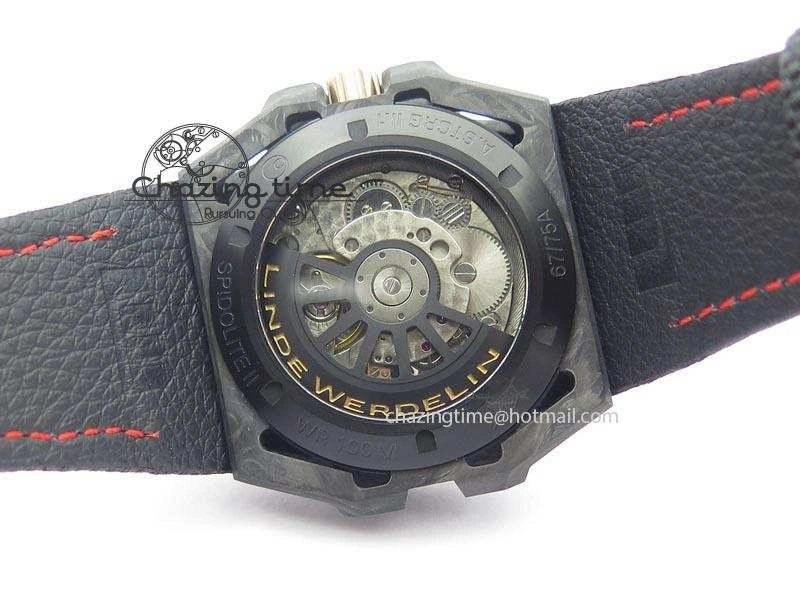 Spidolite II Tech Gold Forge Carbon V6F Best Edition Lite On Black Nylon Strap A23J