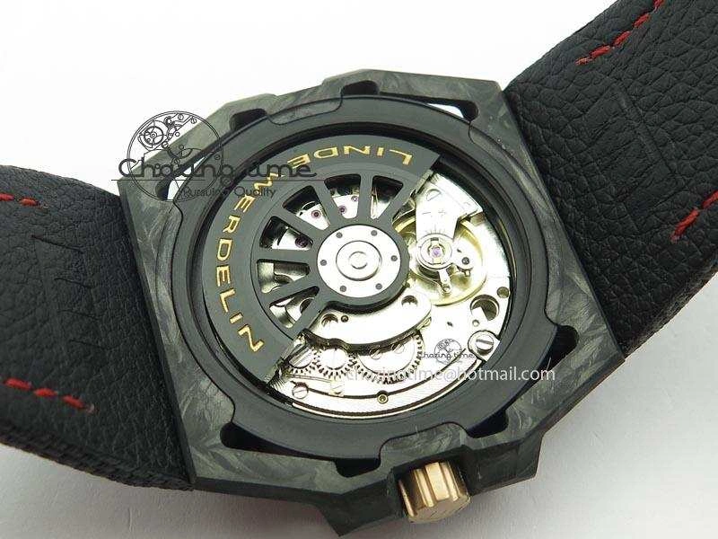 Spidolite II Tech Gold Forge Carbon V6F Best Edition Lite On Black Nylon Strap A23J