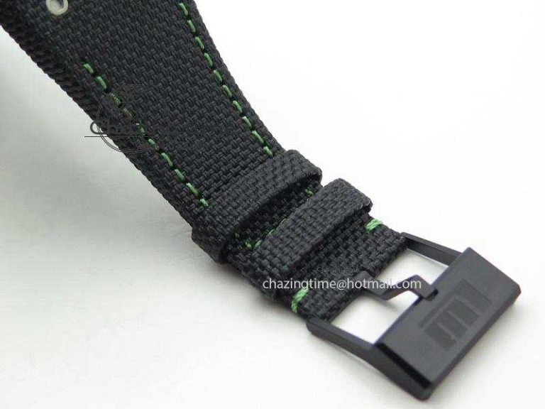 Spidolite II Tech Green Forged Carbon V6F Best Edition On Black Nylon Strap A7750