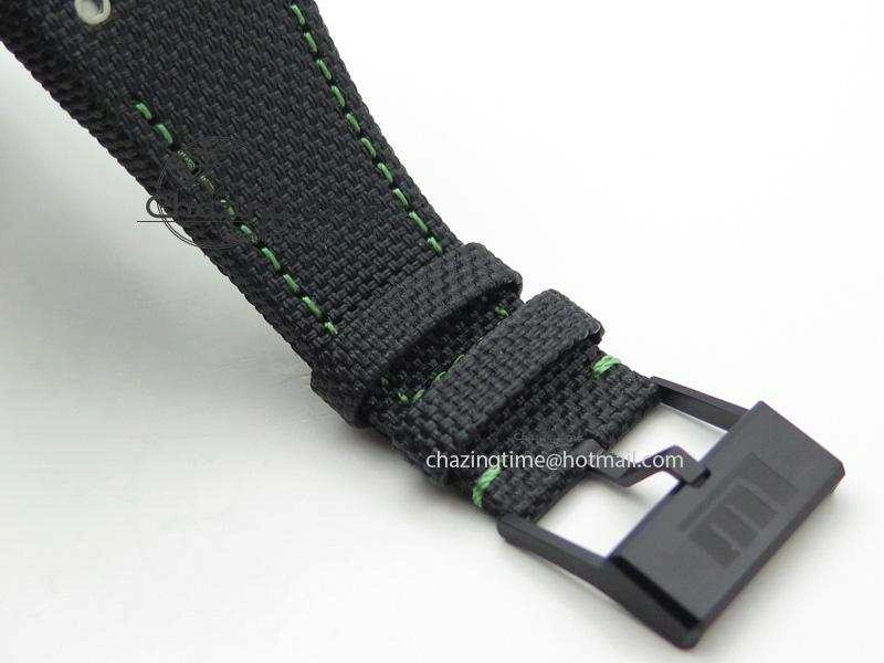 Spidolite II Tech Green Forged Carbon V6F Best Edition On Black Nylon Strap A7750