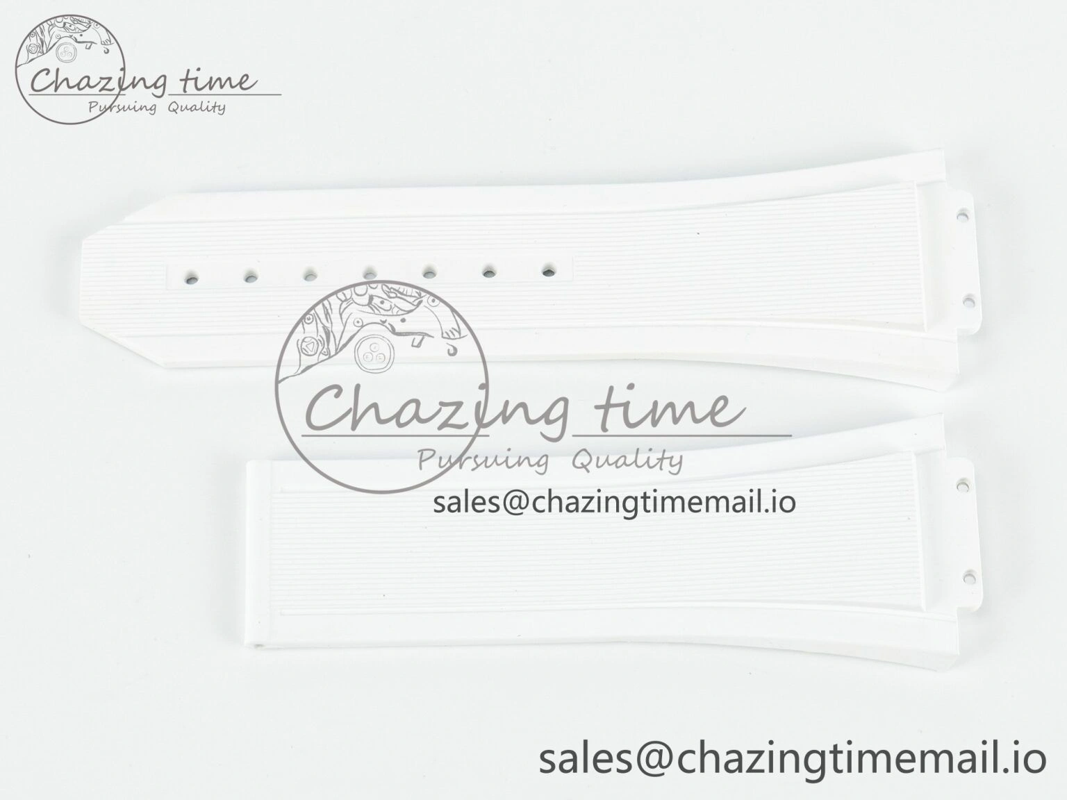 Spirit of Big Bang 42mm Best Edition White Rubber Strap (Fits the Gen size)