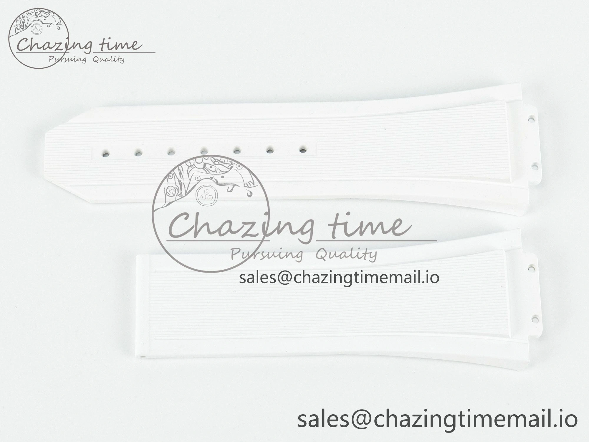 Spirit of Big Bang 42mm Best Edition White Rubber Strap (Fits the Gen size)