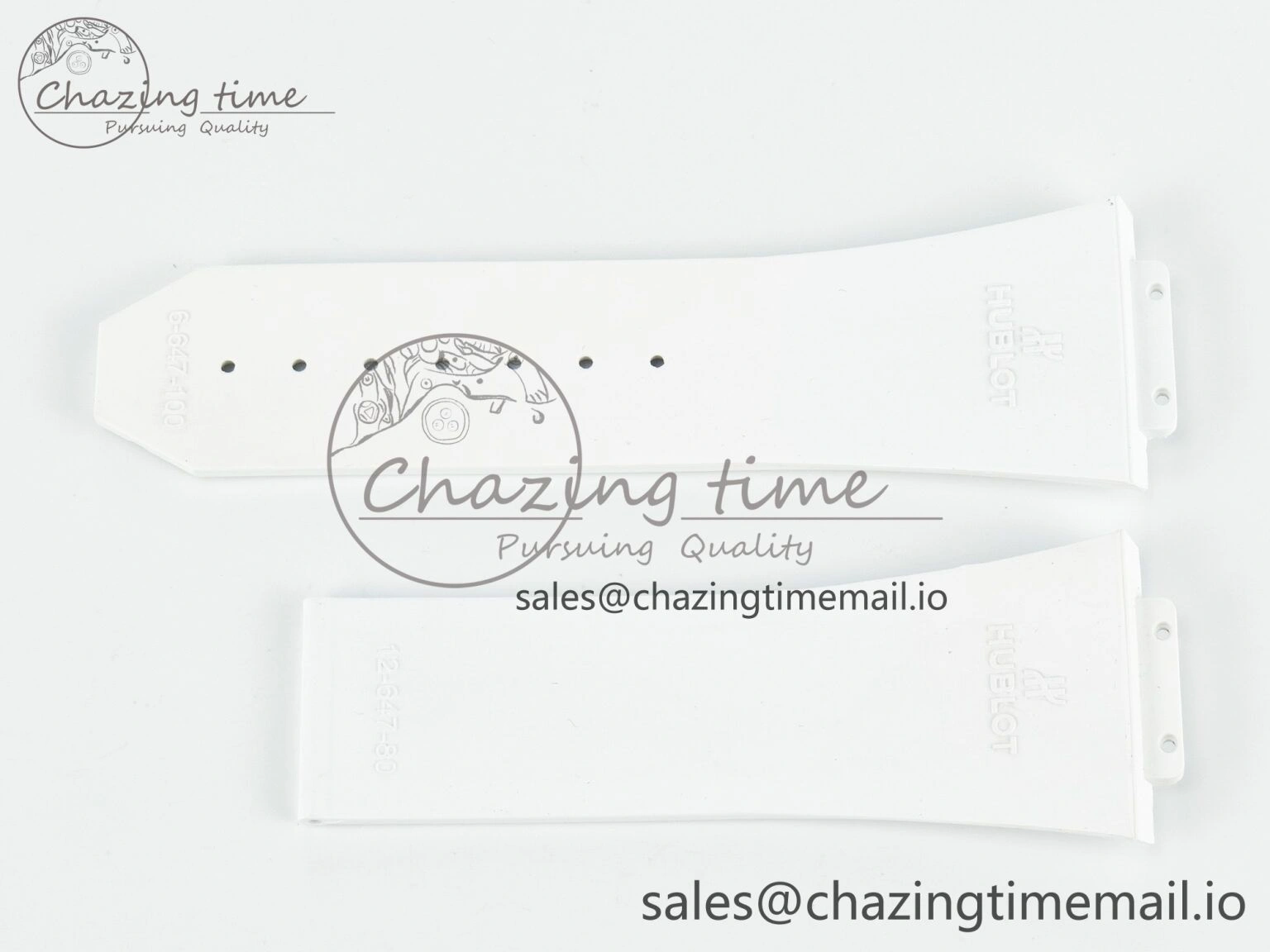 Spirit of Big Bang 42mm Best Edition White Rubber Strap (Fits the Gen size)