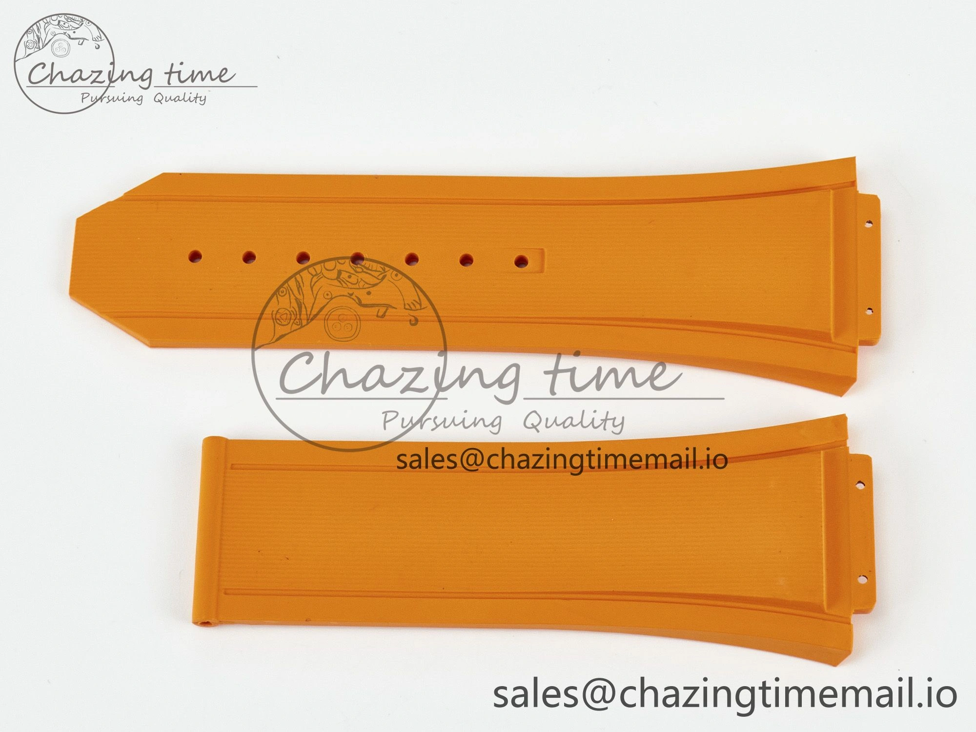 Spirit of Big Bang 45mm Best Edition Orange Rubber Strap (Fits the Gen size)