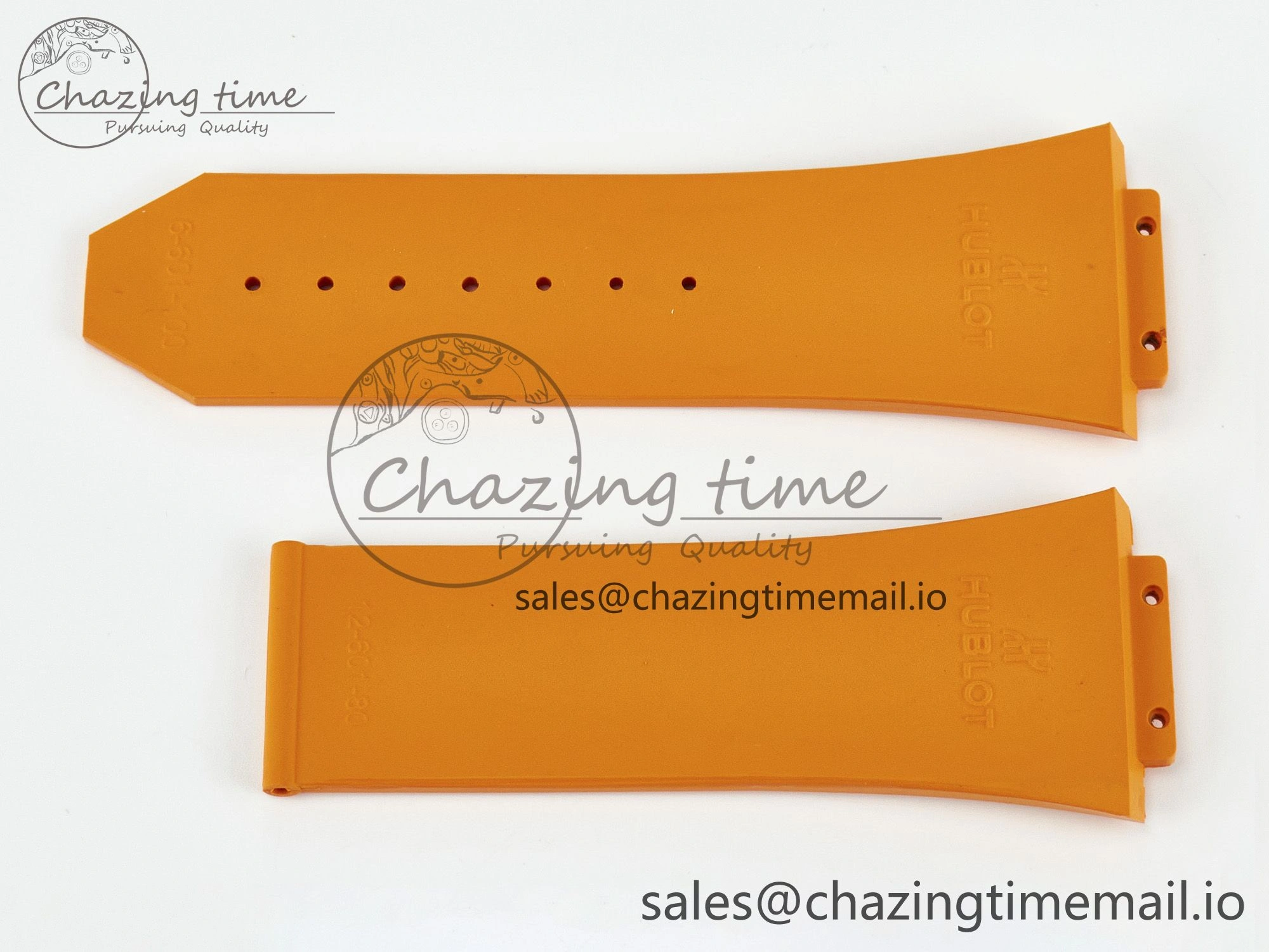 Spirit of Big Bang 45mm Best Edition Orange Rubber Strap (Fits the Gen size)