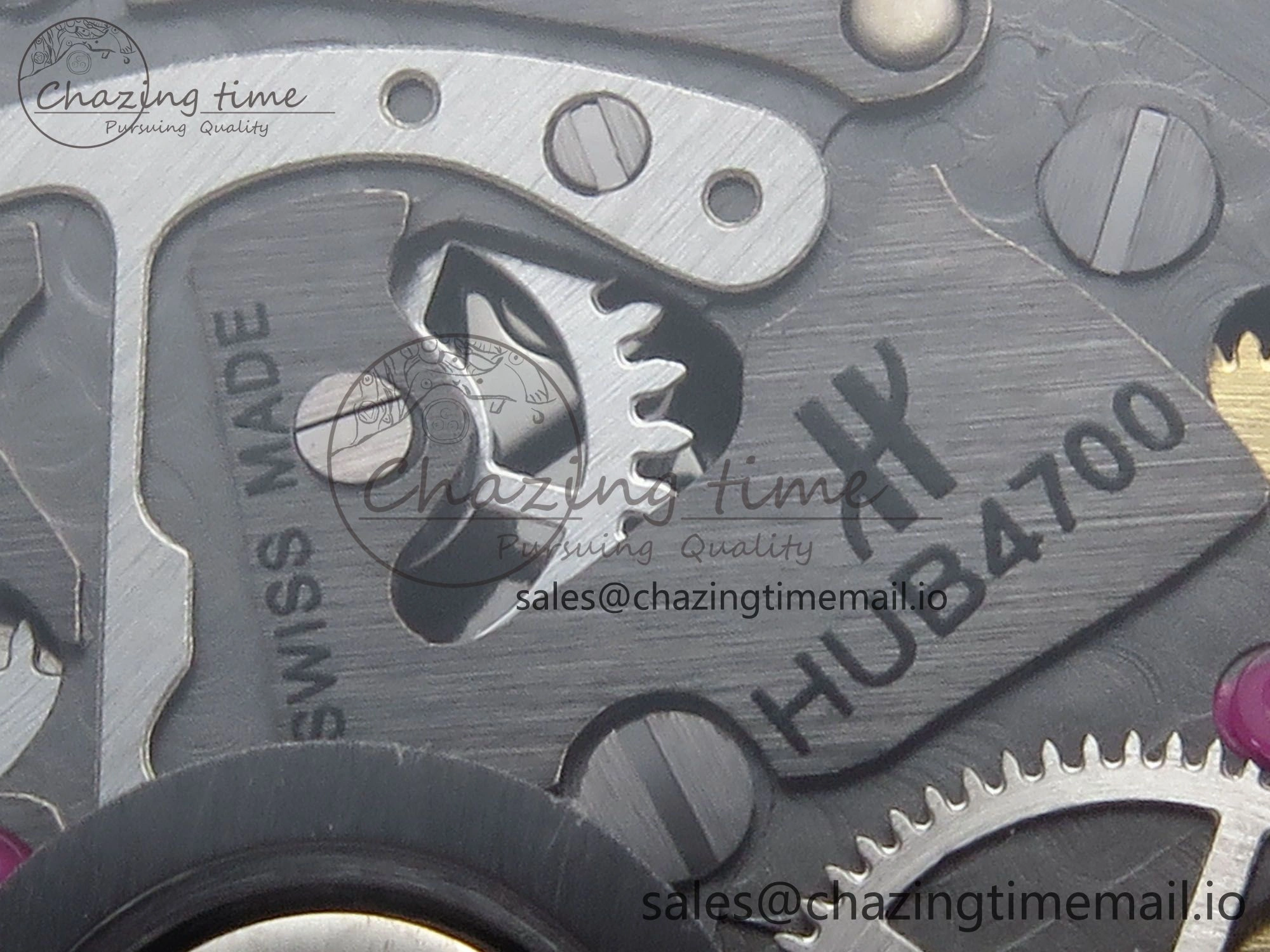 Spirit of Big Bang RG BBF 1:1 Best Edition Black Ceramic Bezel Skeleton Dial on Black Rubber Strap A7750