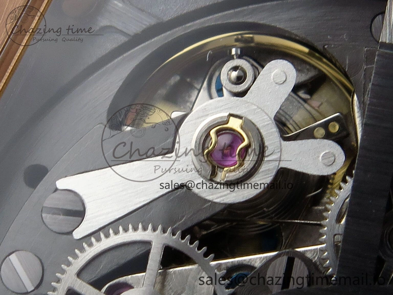 Spirit of Big Bang RG BBF 1:1 Best Edition Black Ceramic Bezel Skeleton Dial on Black Rubber Strap A7750