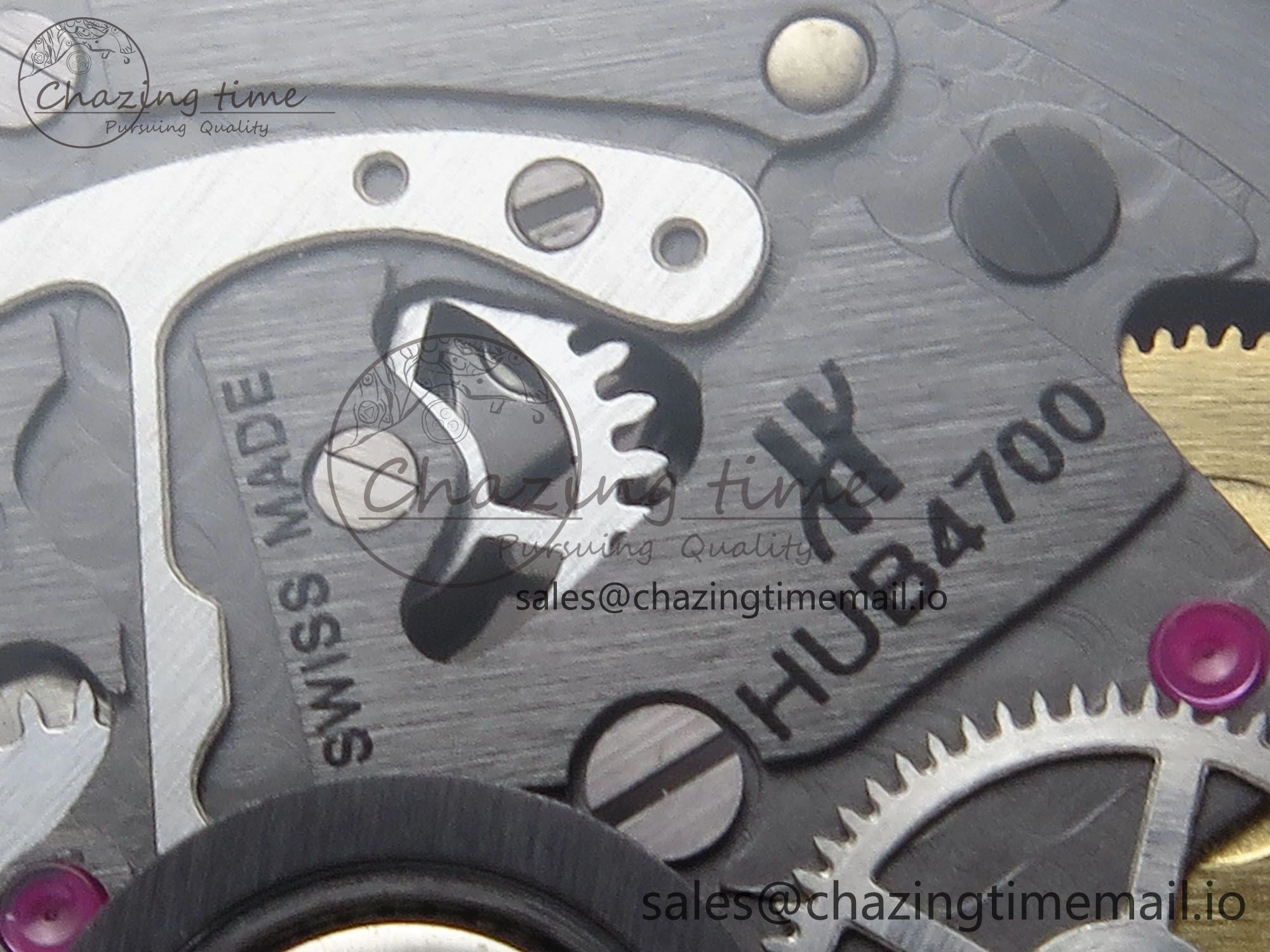 Spirit of Big Bang RG BBF 1:1 Best Edition RG Ceramic Bezel Skeleton Dial on Black Rubber Strap A7750