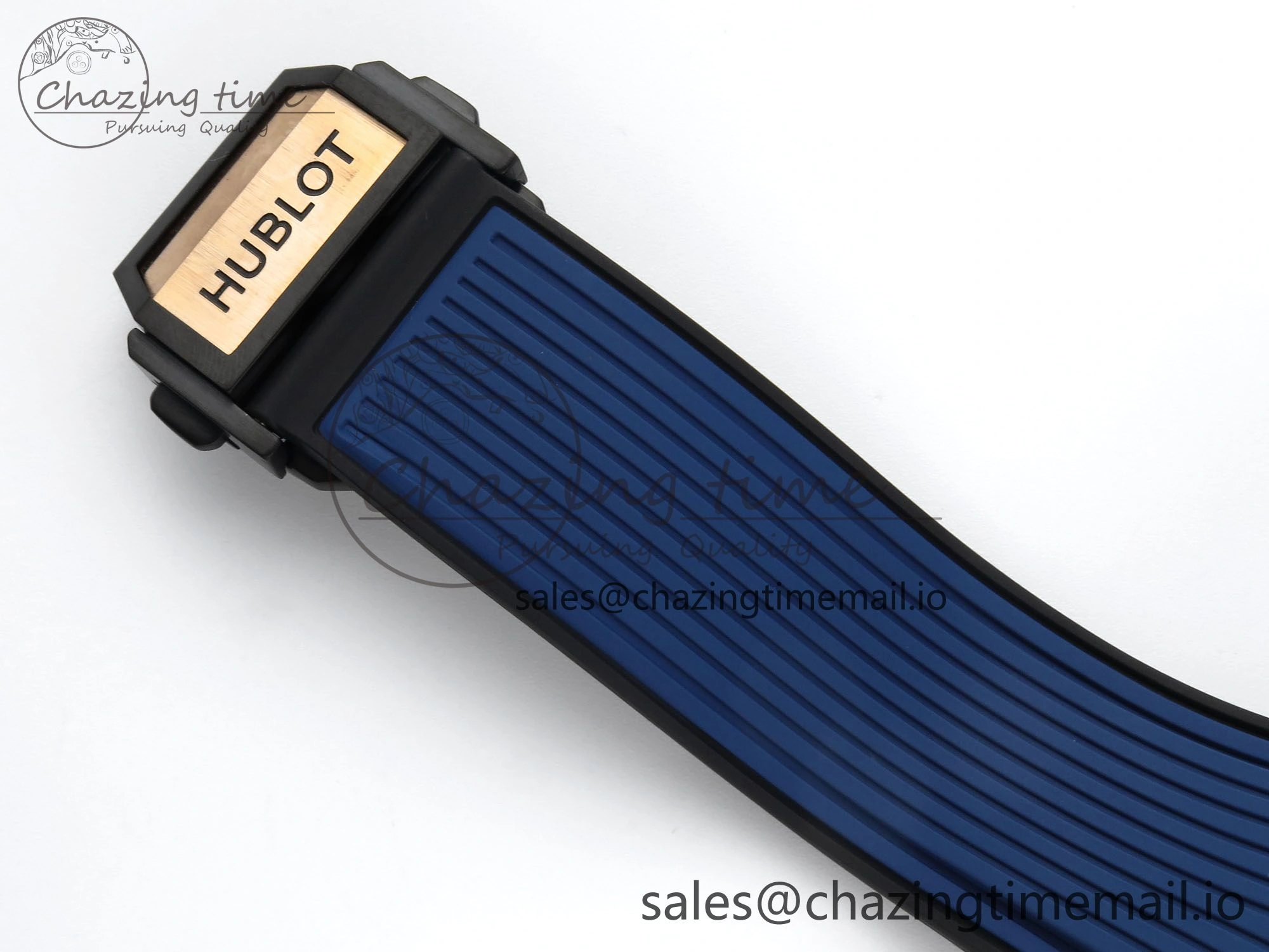 Spirit of Big Bang RG BBF 1:1 Best Edition Skeleton Dial on Blue Rubber Strap A7750