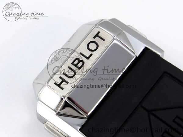 Spirit of Big Bang Sang Bleu SS Full Diamonds BLSF Edition Skeleton Dial on Black Rubber Strap A7750
