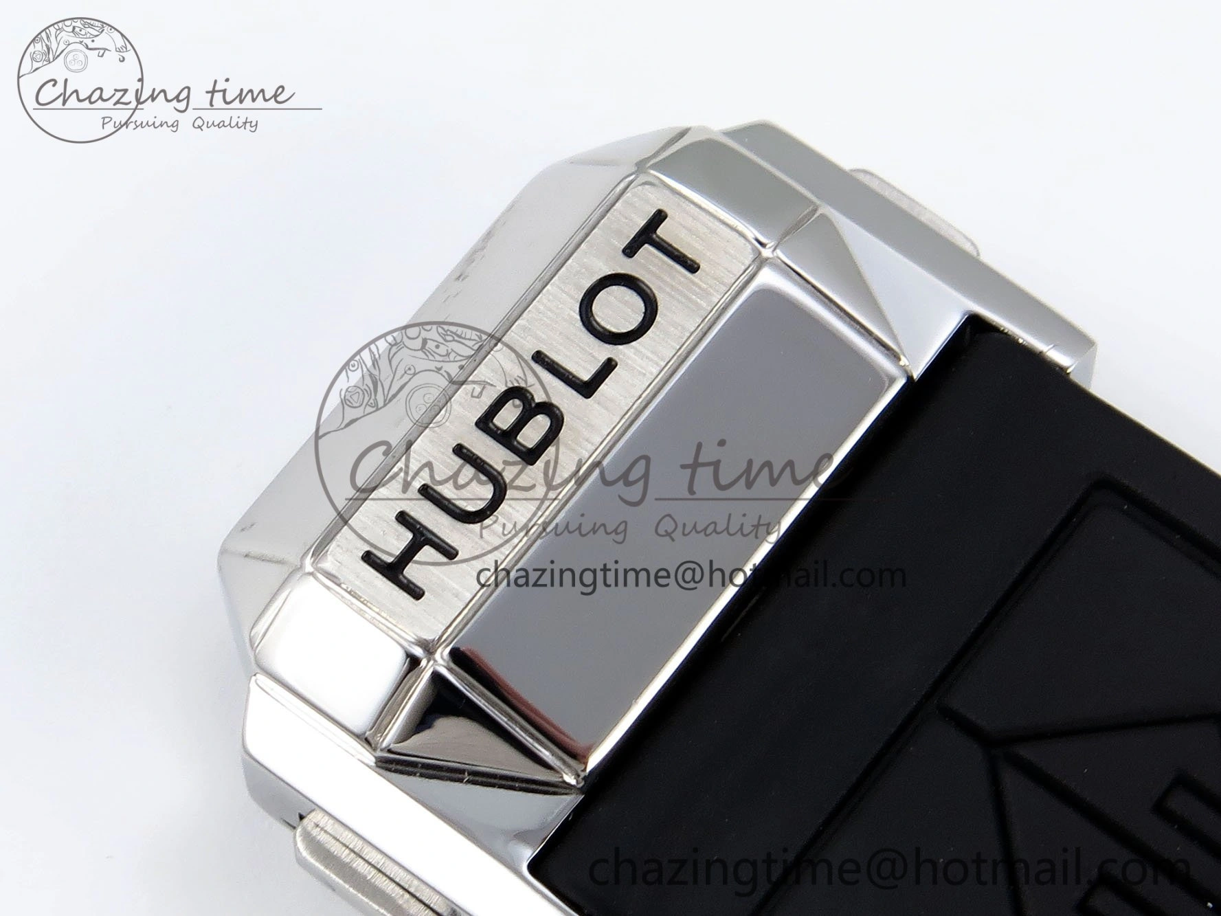Spirit of Big Bang Sang Bleu SS Full Diamonds BLSF Edition Skeleton Dial on Black Rubber Strap A7750