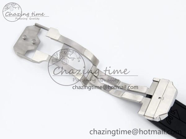 Spirit of Big Bang Sang Bleu SS Full Diamonds BLSF Edition Skeleton Dial on Black Rubber Strap A7750