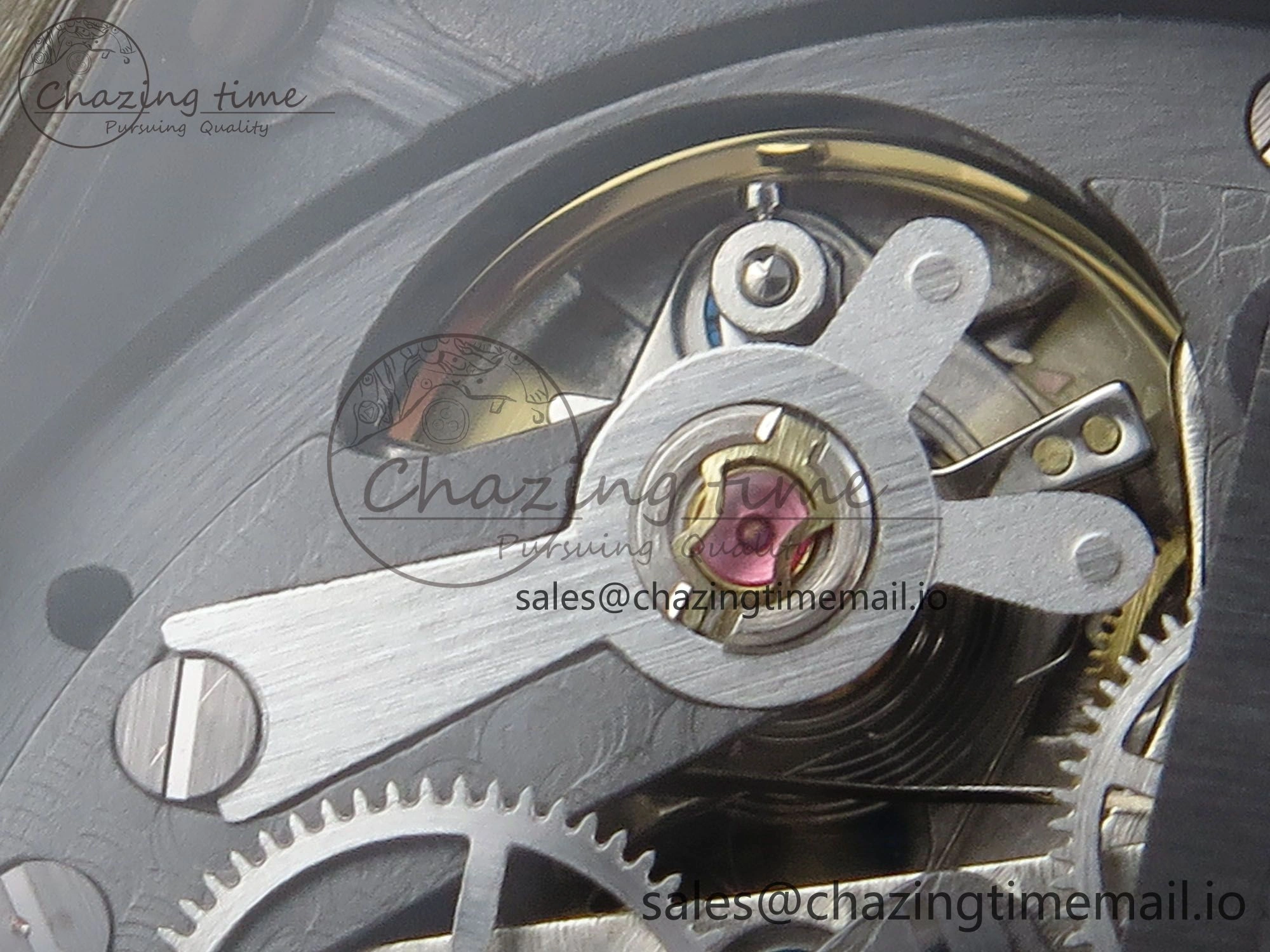 Spirit of Big Bang Titanium BBF 1:1 Best Edition Black Ceramic Bezel Skeleton Dial on Black Rubber Strap A7750