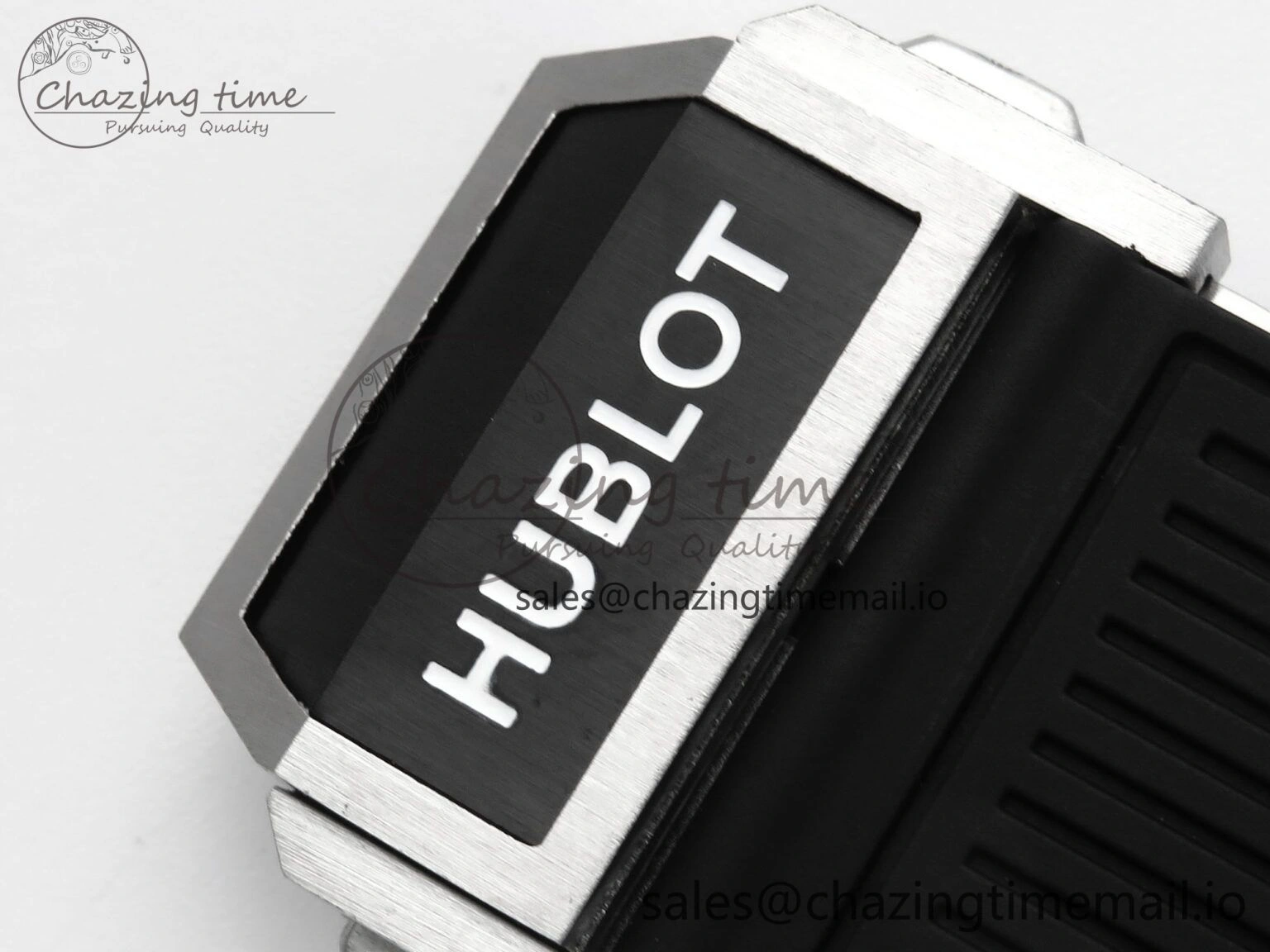 Spirit of Big Bang Titanium BBF 1:1 Best Edition Black Ceramic Bezel Skeleton Dial on Black Rubber Strap A7750
