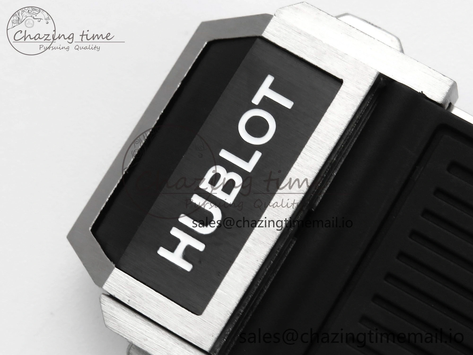 Spirit of Big Bang Titanium BBF 1:1 Best Edition Black Ceramic Bezel Skeleton Dial on Black Rubber Strap A7750