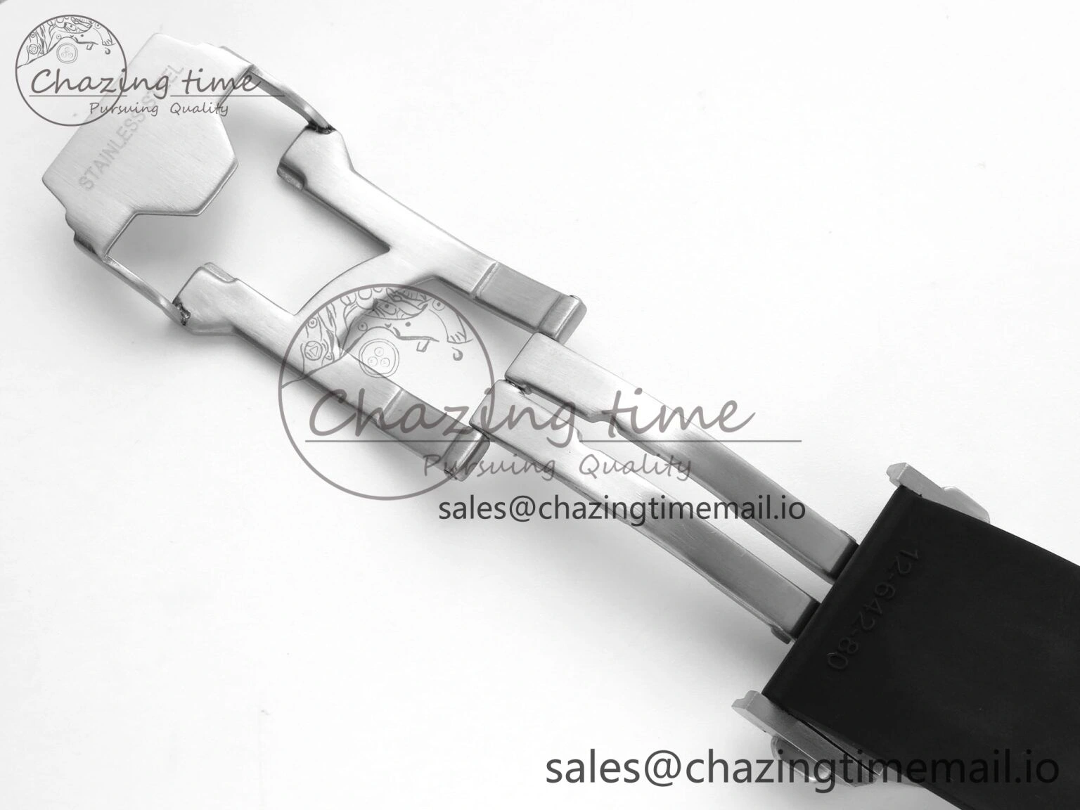 Spirit of Big Bang Titanium BBF 1:1 Best Edition Black Ceramic Bezel Skeleton Dial on Black Rubber Strap A7750