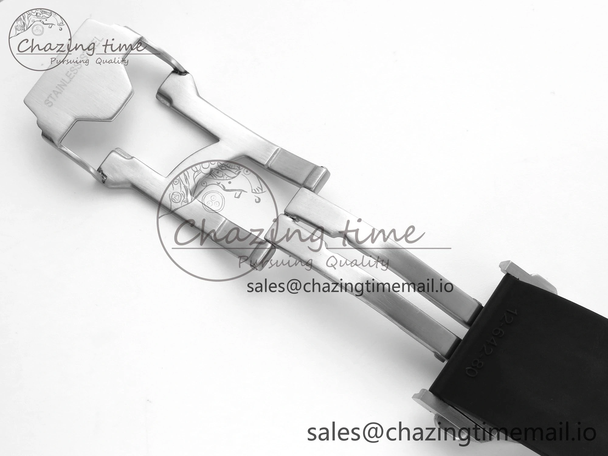 Spirit of Big Bang Titanium BBF 1:1 Best Edition Black Ceramic Bezel Skeleton Dial on Black Rubber Strap A7750