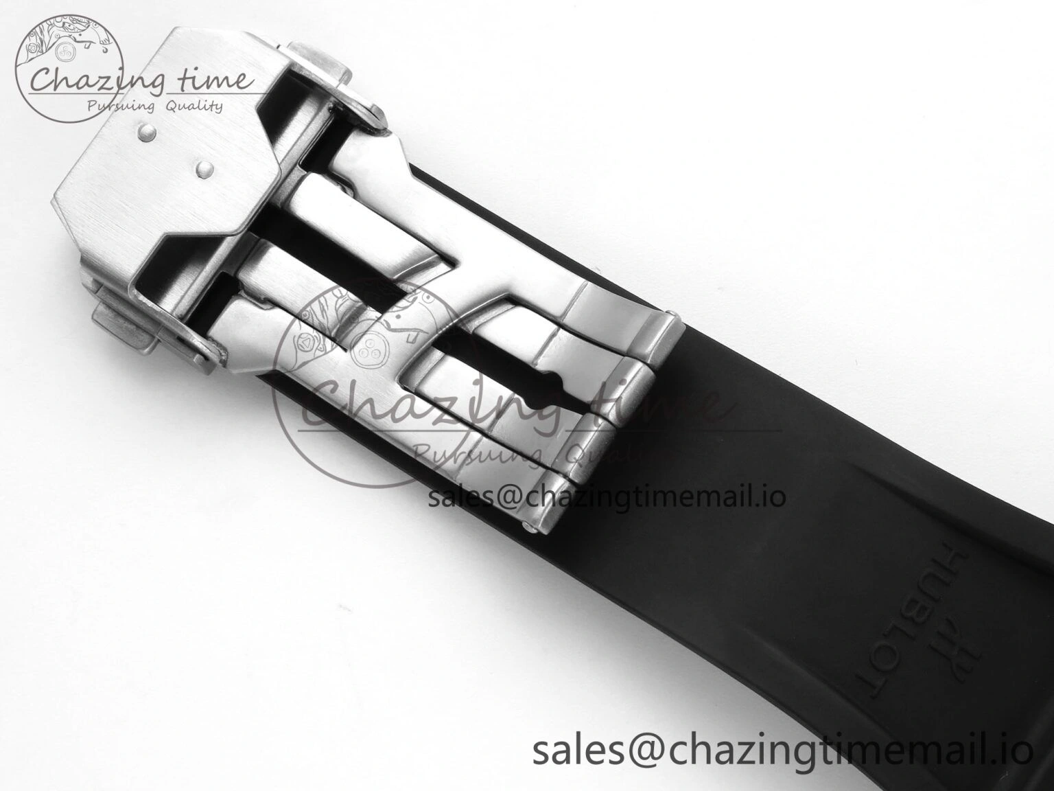 Spirit of Big Bang Titanium BBF 1:1 Best Edition Blue Ceramic Bezel Skeleton Dial on Blue Rubber Strap A7750