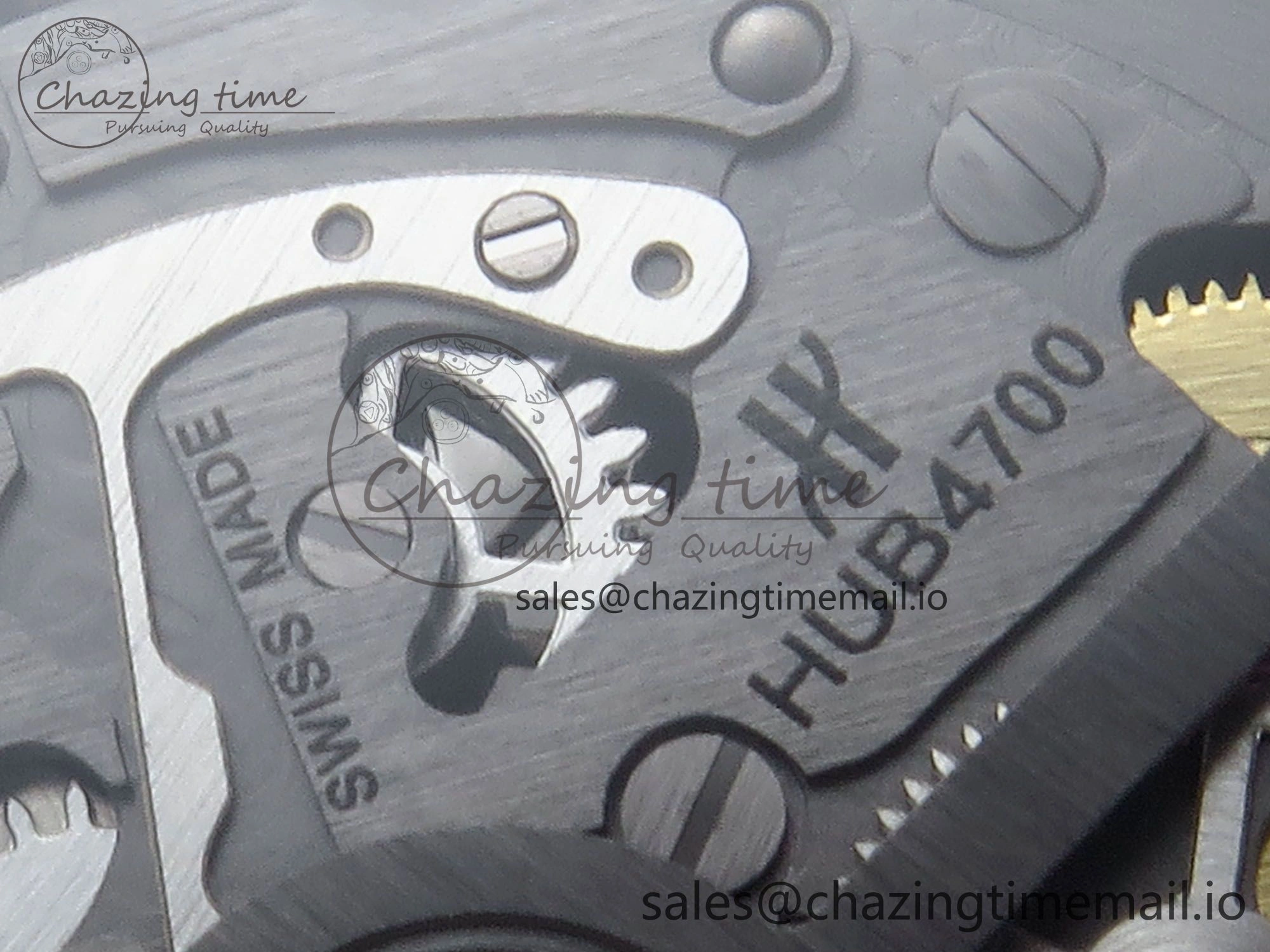 Spirit of Big Bang Titanium BBF 1:1 Best Edition Skeleton Dial on Black Rubber Strap A7750