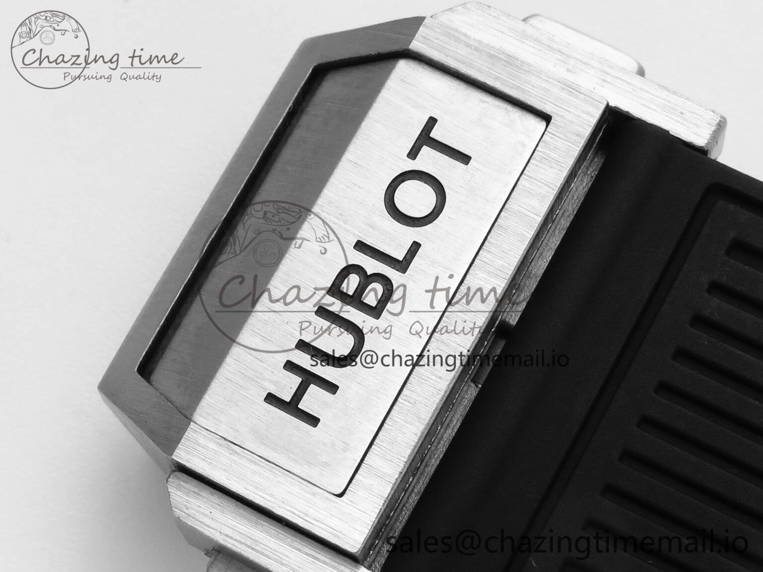 Spirit of Big Bang Titanium BBF 1:1 Best Edition Skeleton Dial on Black Rubber Strap A7750