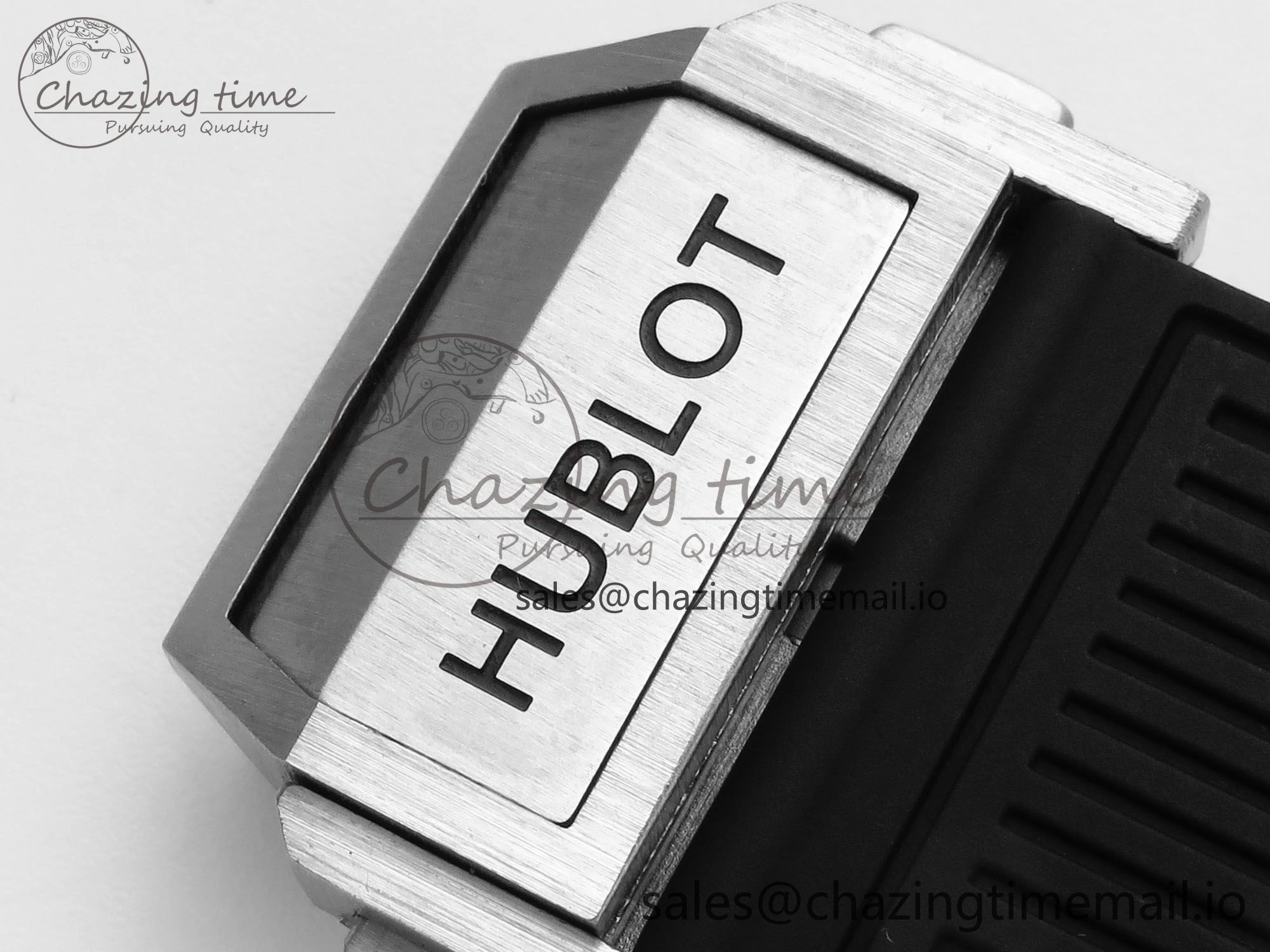 Spirit of Big Bang Titanium BBF 1:1 Best Edition Skeleton Dial on Black Rubber Strap A7750