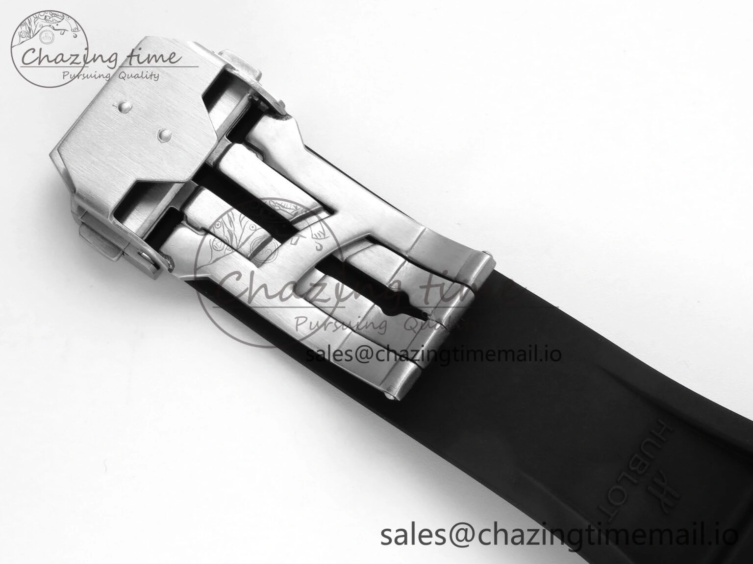 Spirit of Big Bang Titanium BBF 1:1 Best Edition Skeleton Dial on Black Rubber Strap A7750