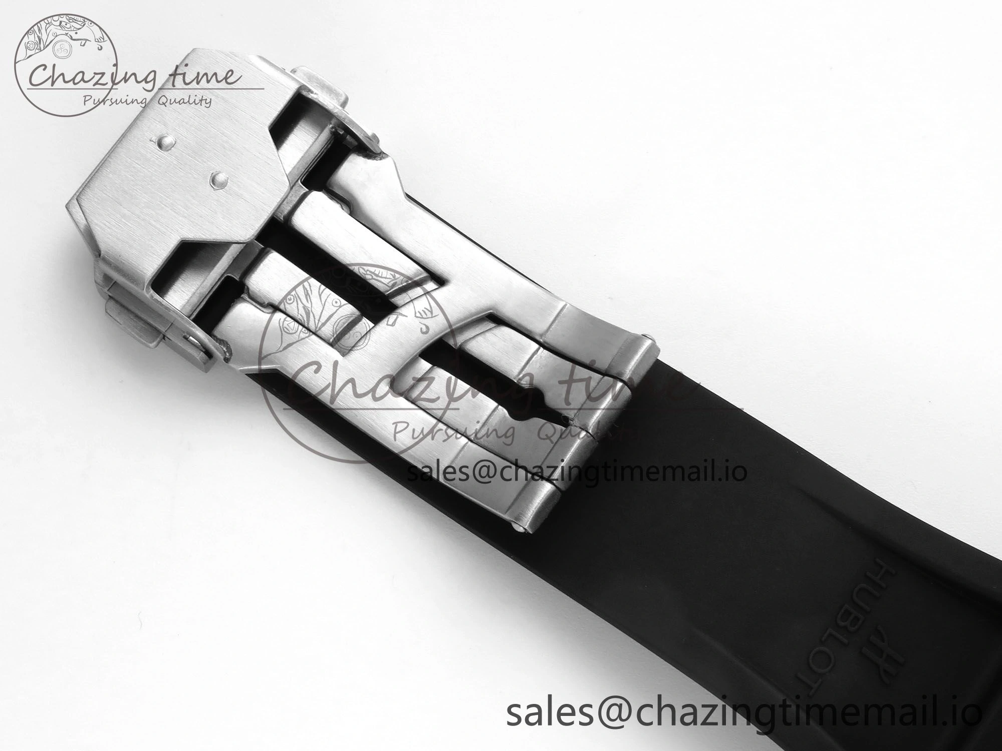 Spirit of Big Bang Titanium BBF 1:1 Best Edition Skeleton Dial on Black Rubber Strap A7750