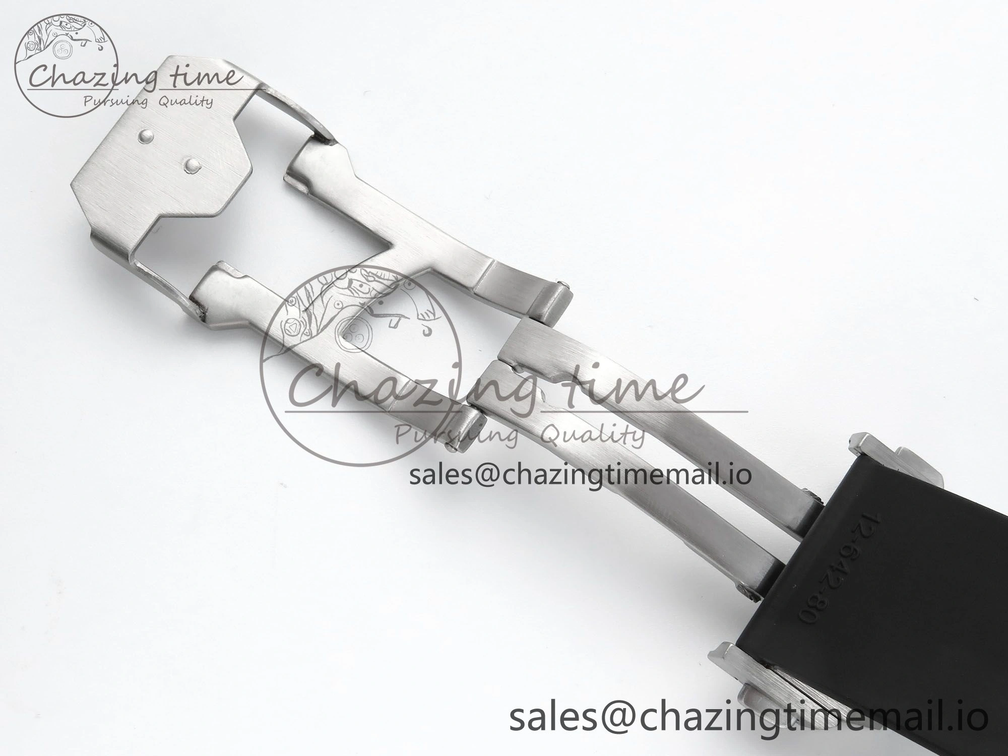 Spirit of Big Bang Titanium BBF 1:1 Best Edition Skeleton Dial on Blue Rubber Strap A7750