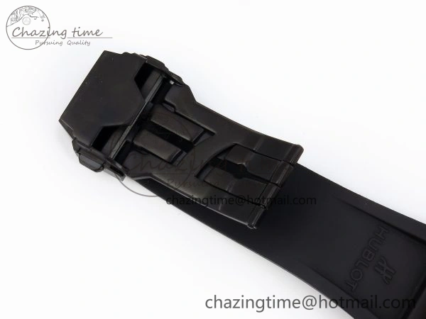 Square Bang Unico 42mm RG BBF 1:1 Best Edition Skeleton Dial Ceramic Bezel on Black Rubber Strap A1280