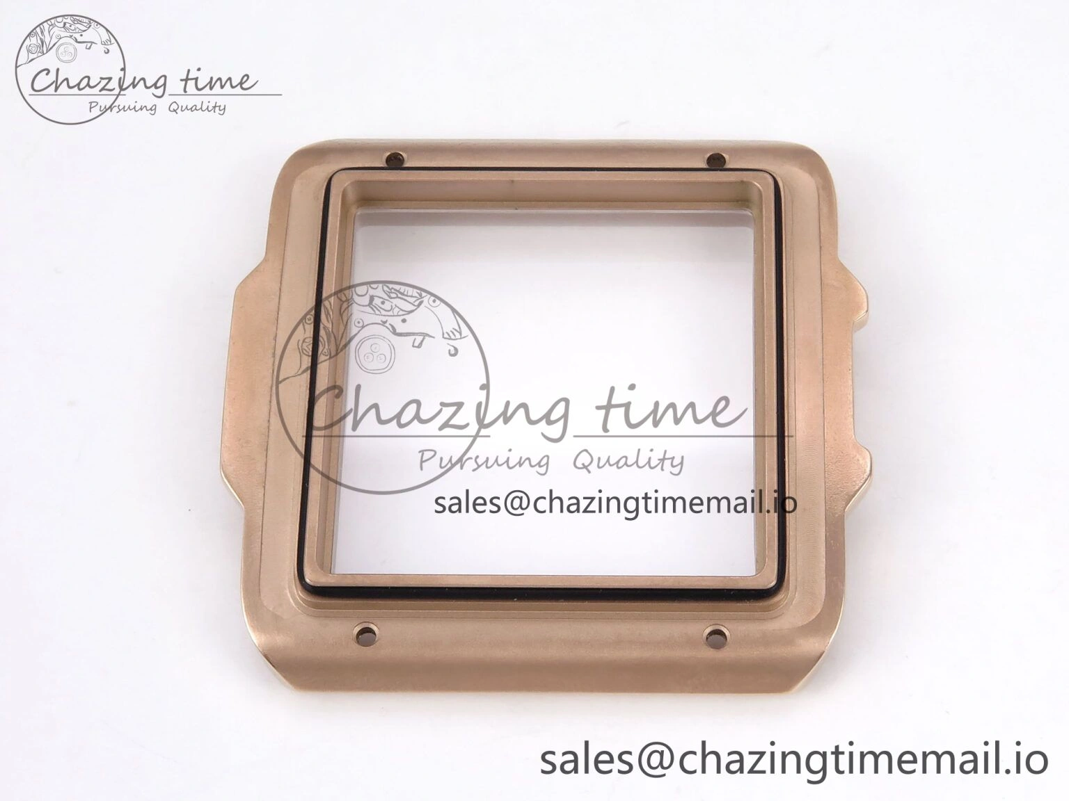 Square Bang Unico 42mm RG BBF 1:1 Best Edition Skeleton Dial on Blue Rubber Strap A1280