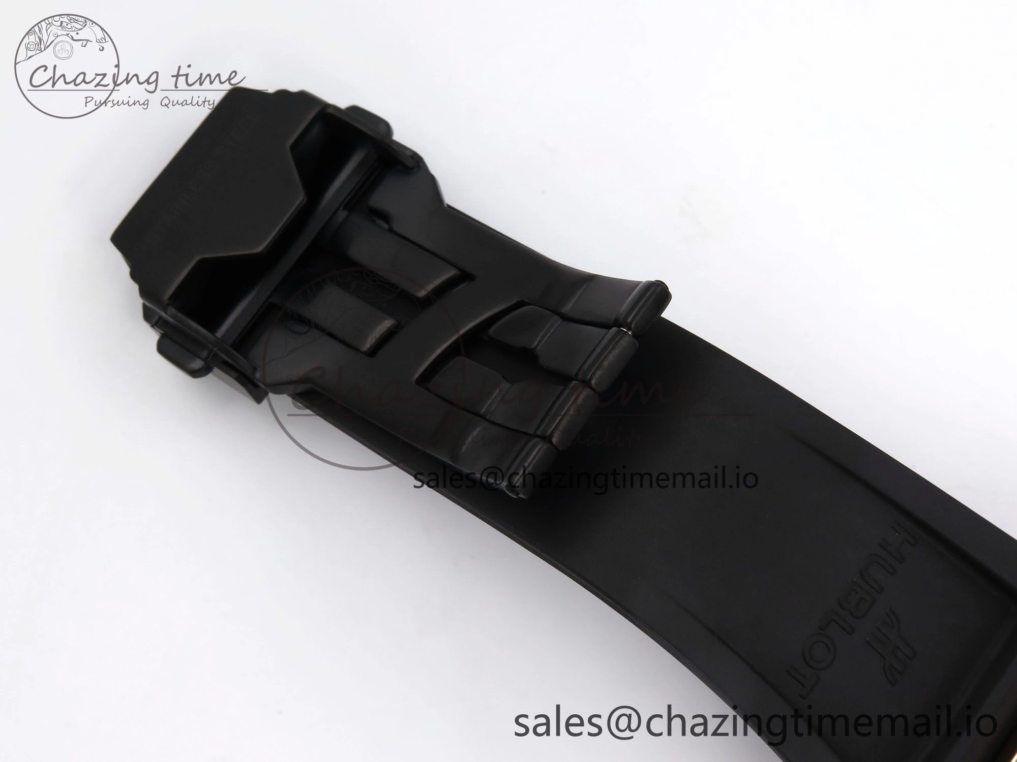 Square Bang Unico 42mm RG BBF 1:1 Best Edition Skeleton Dial on Blue Rubber Strap A1280