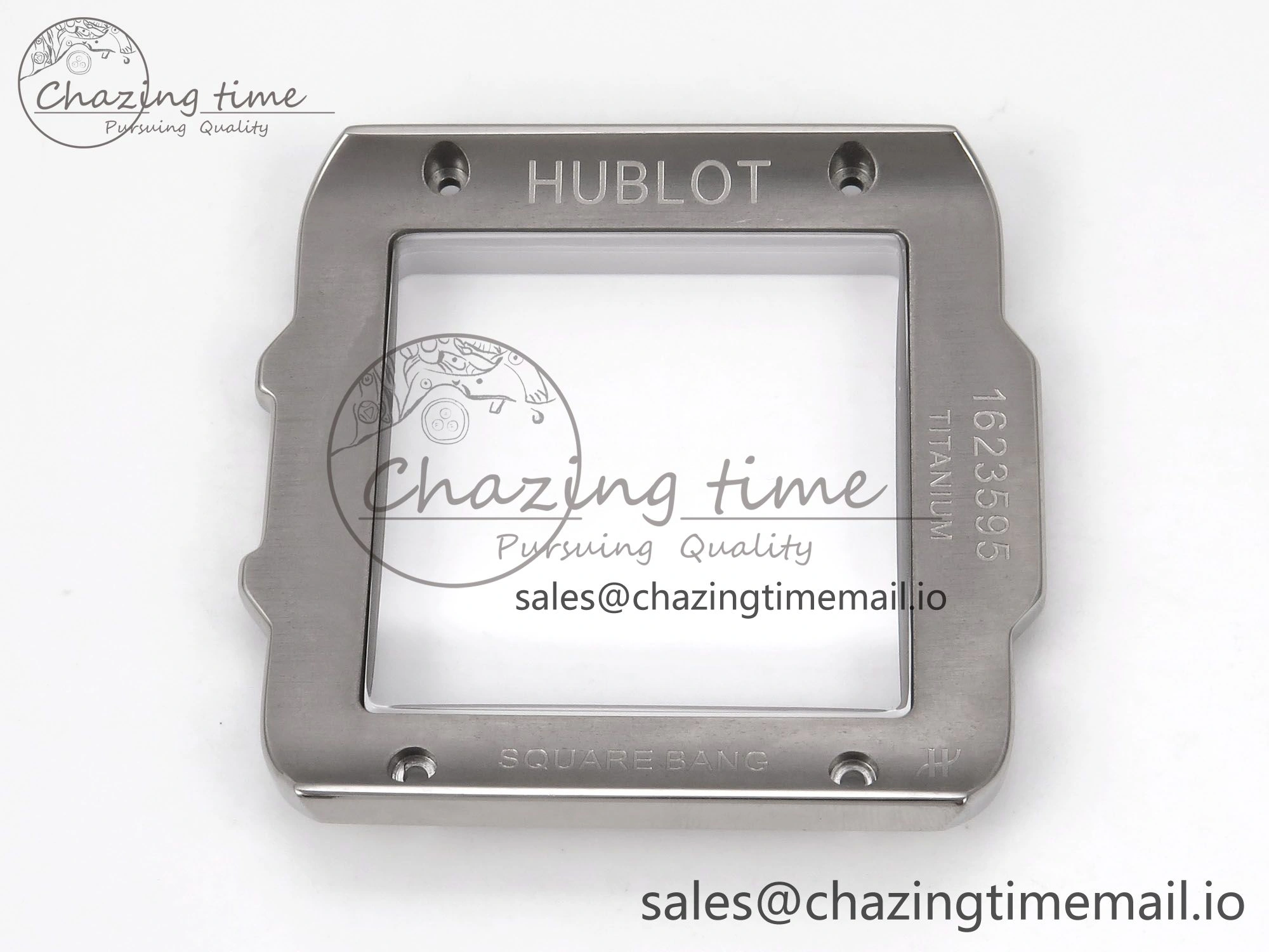 Square Bang Unico 42mm Ti BBF 1:1 Best Edition Skeleton Dial on Blue Rubber Strap A1280