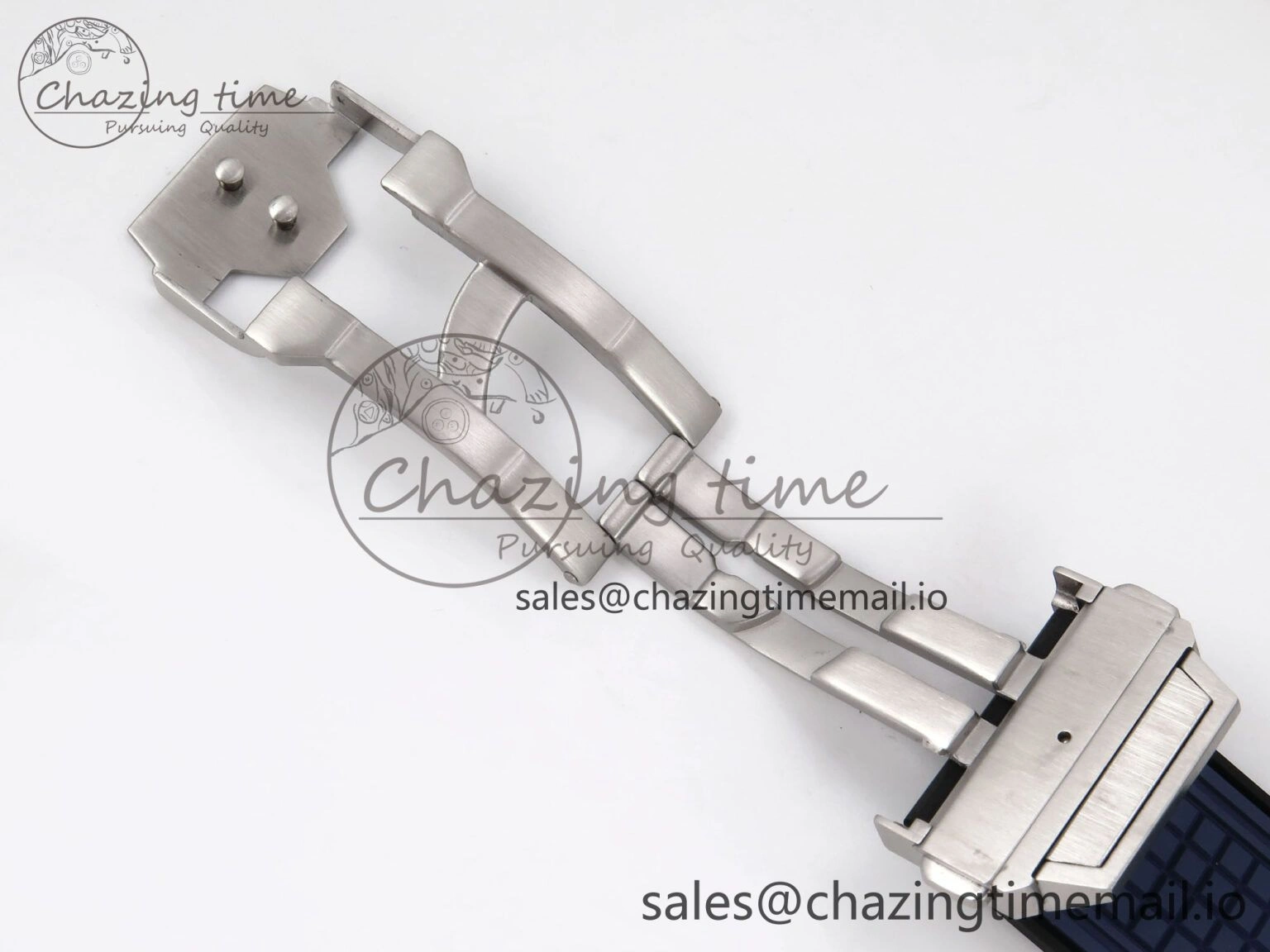 Square Bang Unico 42mm Ti BBF 1:1 Best Edition Skeleton Dial on Blue Rubber Strap A1280