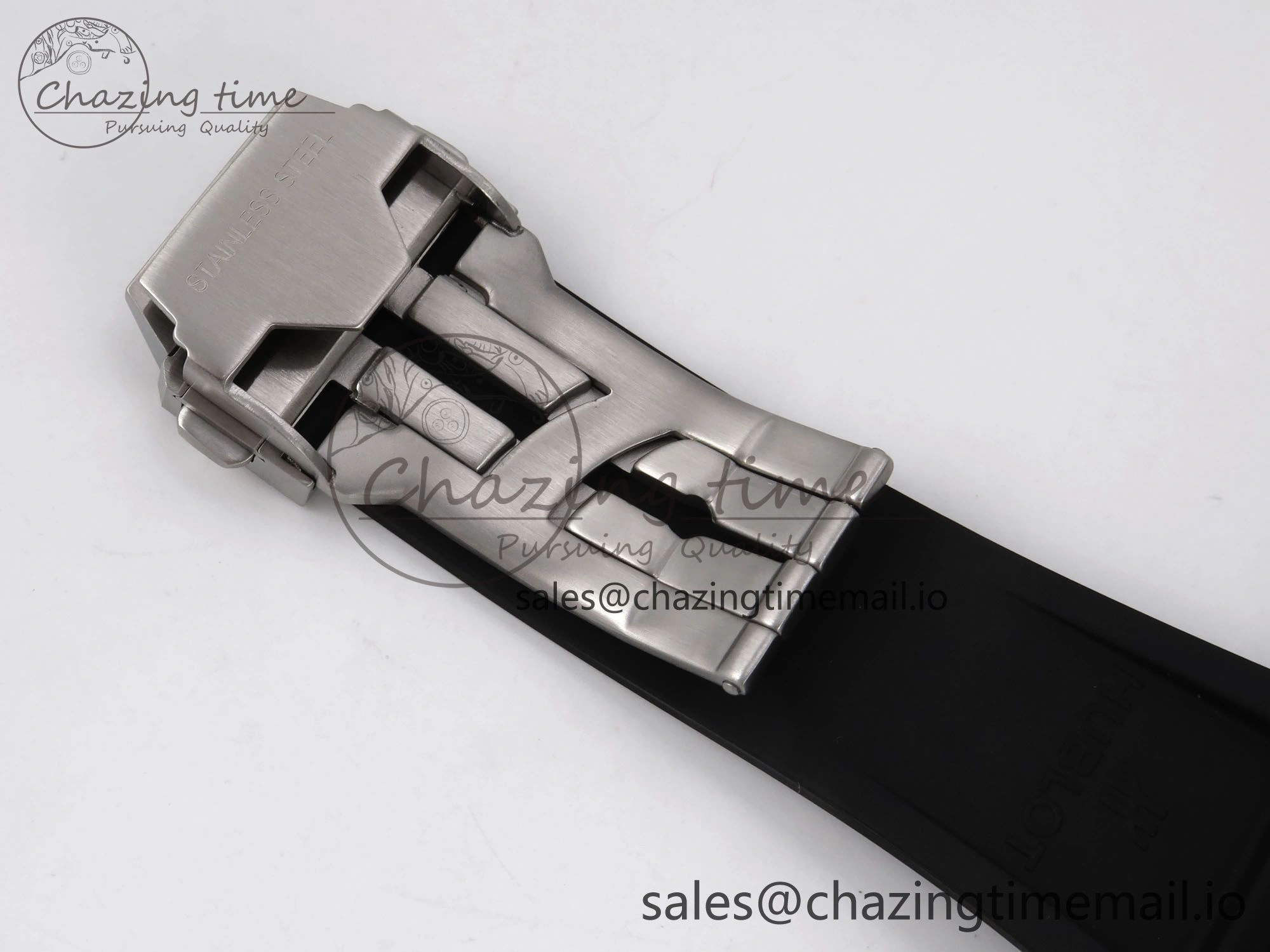 Square Bang Unico 42mm Ti Ceramic BBF 1:1 Best Edition Skeleton Dial on Blue Rubber Strap A1280