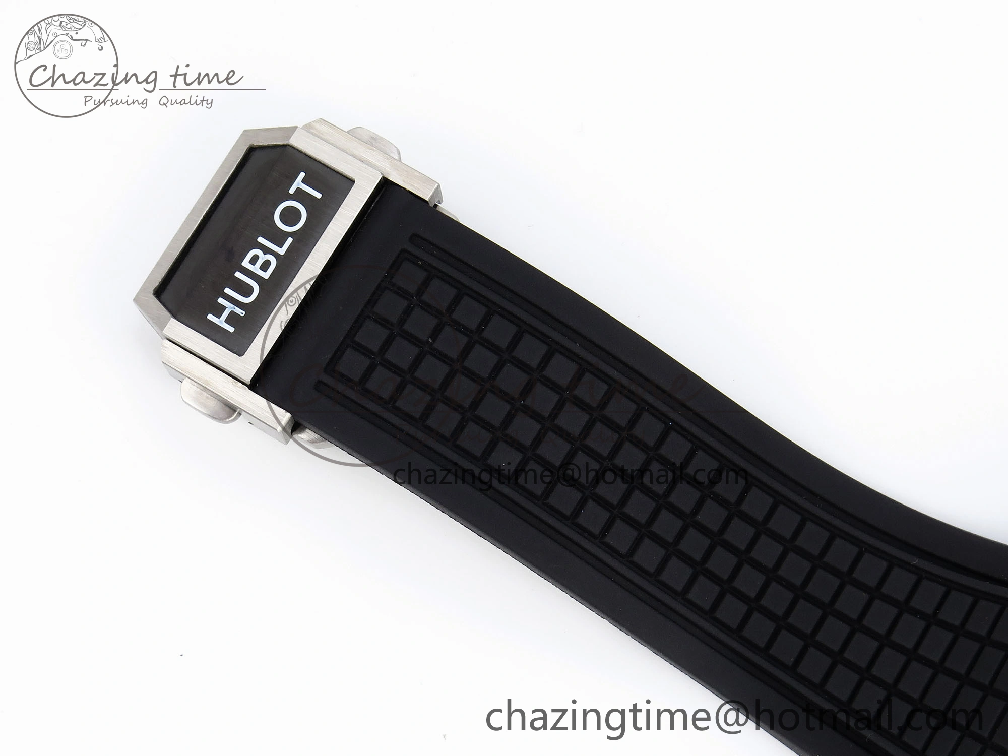 Square Bang Unico 42mm Titanium BBF 1:1 Best Edition Skeleton Dial Ceramic Bezel on Black Rubber Strap A1280