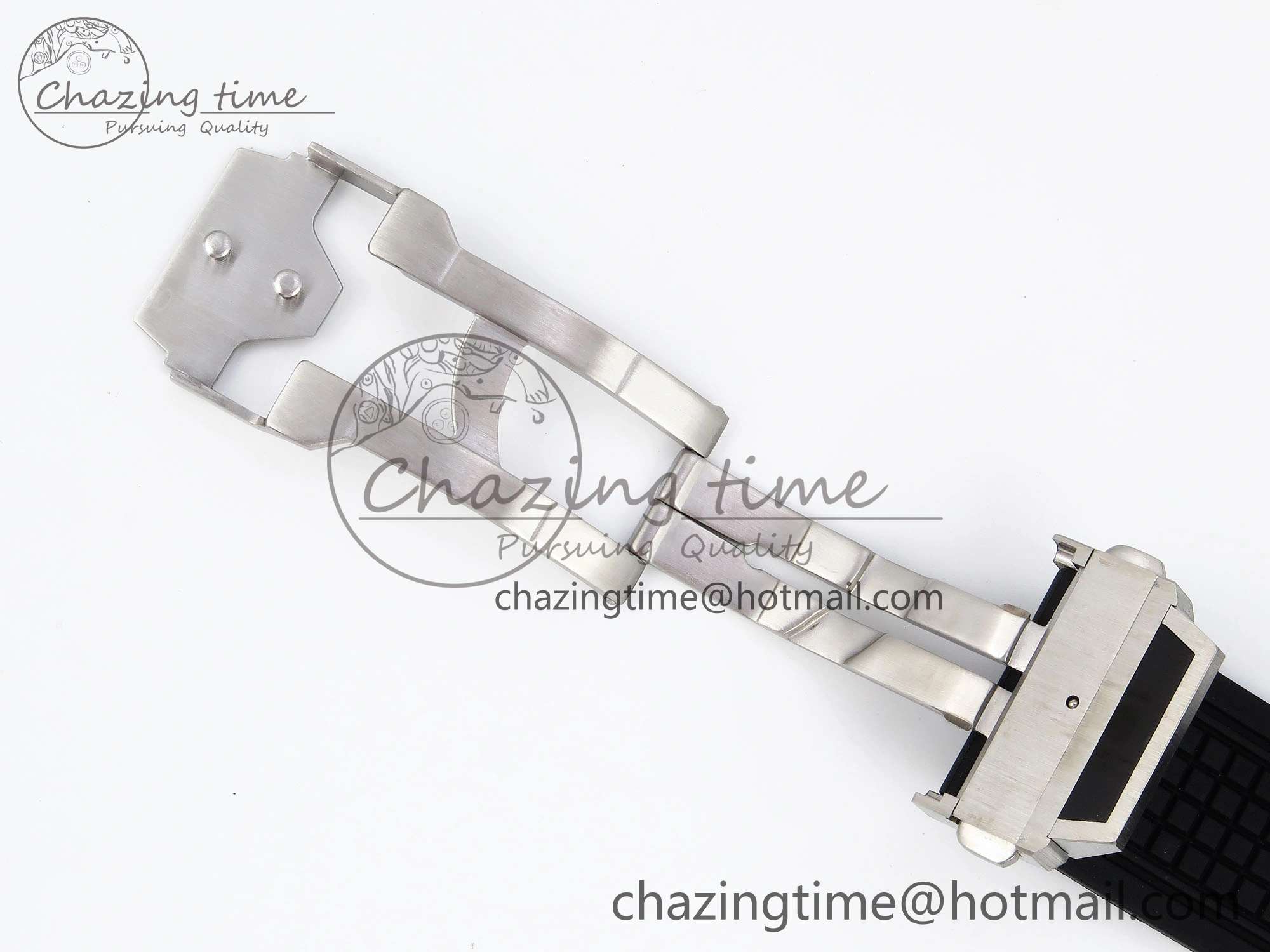 Square Bang Unico 42mm Titanium BBF 1:1 Best Edition Skeleton Dial Ceramic Bezel on Black Rubber Strap A1280