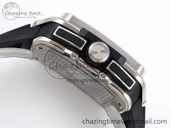 Square Bang Unico 42mm Titanium BBF 1:1 Best Edition Skeleton Dial on Black Rubber Strap A1280