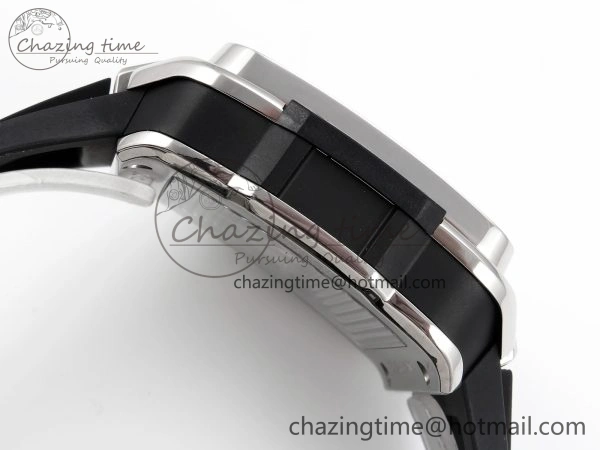 Square Bang Unico 42mm Titanium BBF 1:1 Best Edition Skeleton Dial on Black Rubber Strap A1280