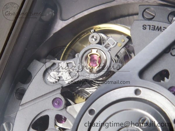 Square Bang Unico 42mm Titanium BBF 1:1 Best Edition Skeleton Dial on Black Rubber Strap A1280