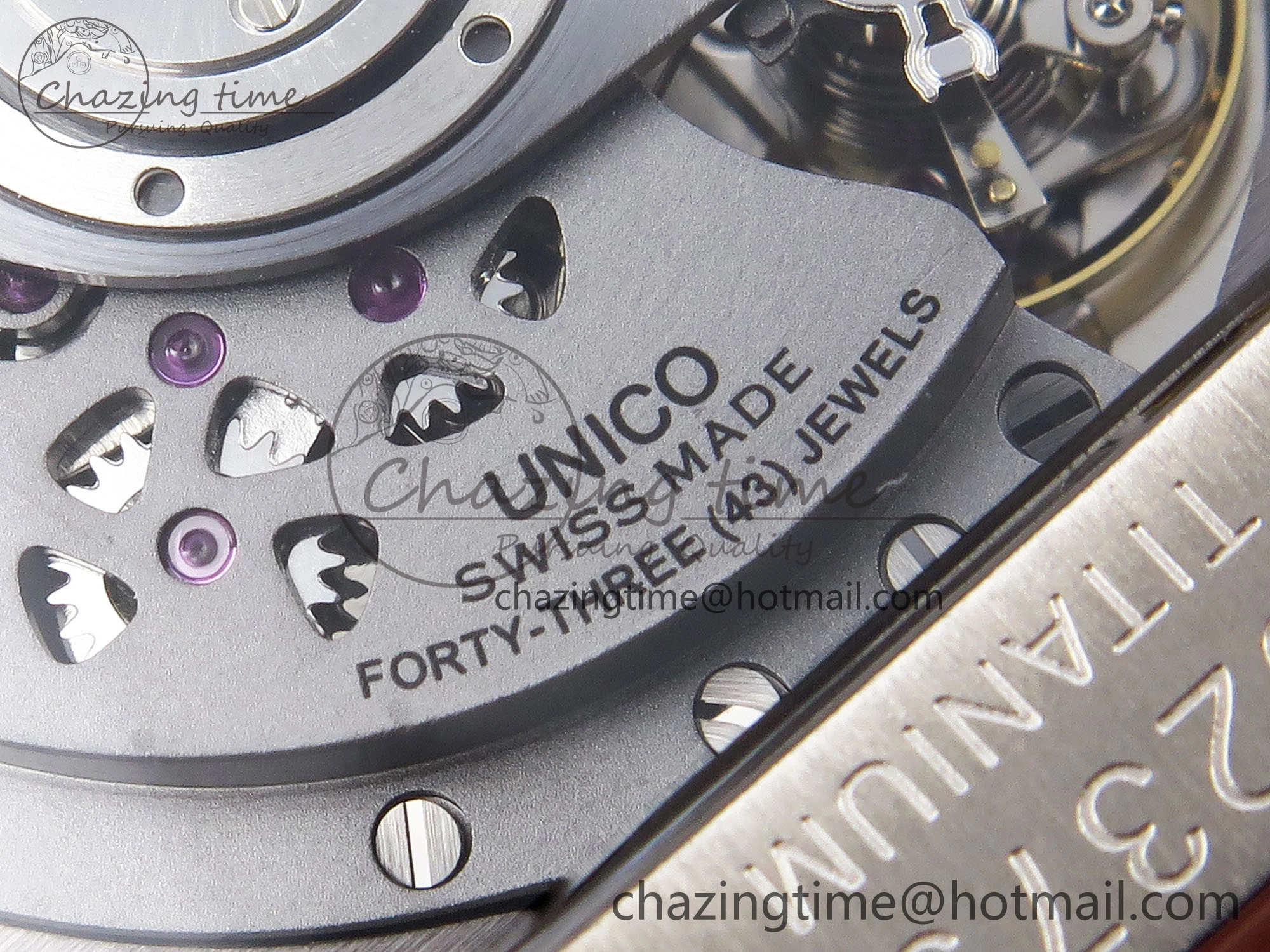 Square Bang Unico 42mm Titanium BBF 1:1 Best Edition Skeleton Dial on Black Rubber Strap A1280