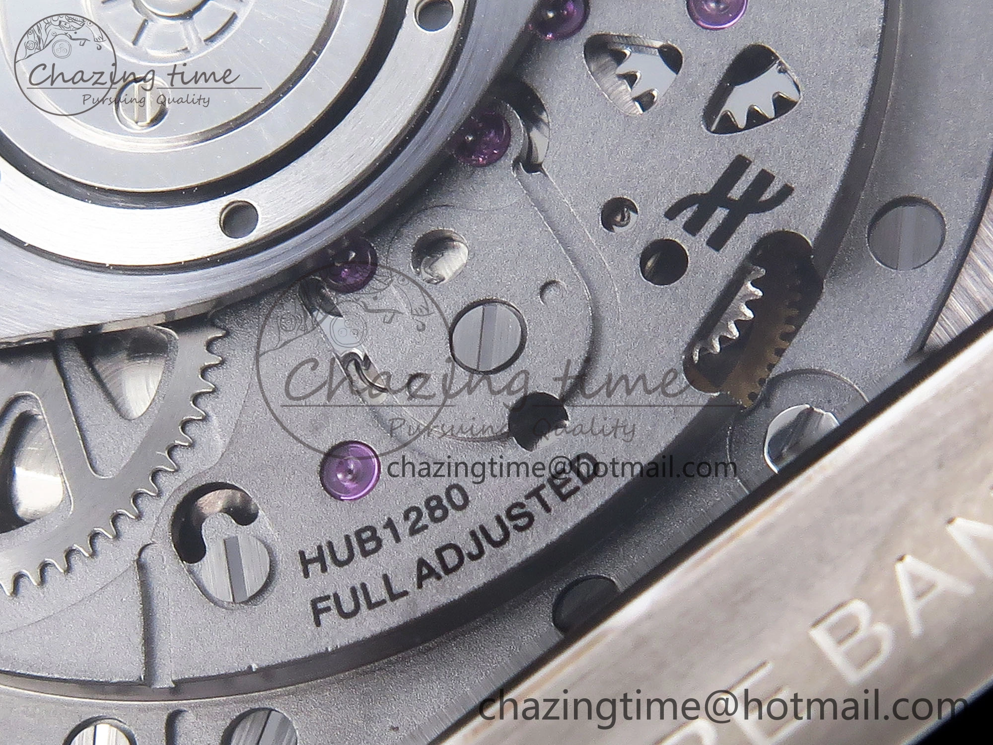 Square Bang Unico 42mm Titanium BBF 1:1 Best Edition Skeleton Dial on Black Rubber Strap A1280