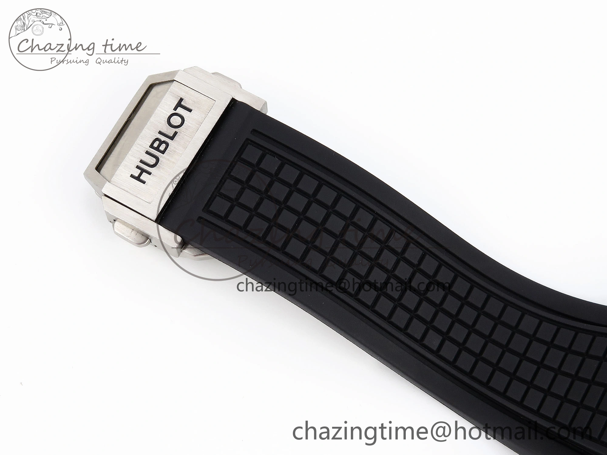 Square Bang Unico 42mm Titanium BBF 1:1 Best Edition Skeleton Dial on Black Rubber Strap A1280