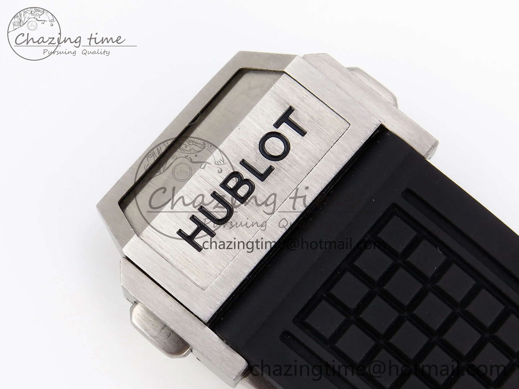 Square Bang Unico 42mm Titanium BBF 1:1 Best Edition Skeleton Dial on Black Rubber Strap A1280