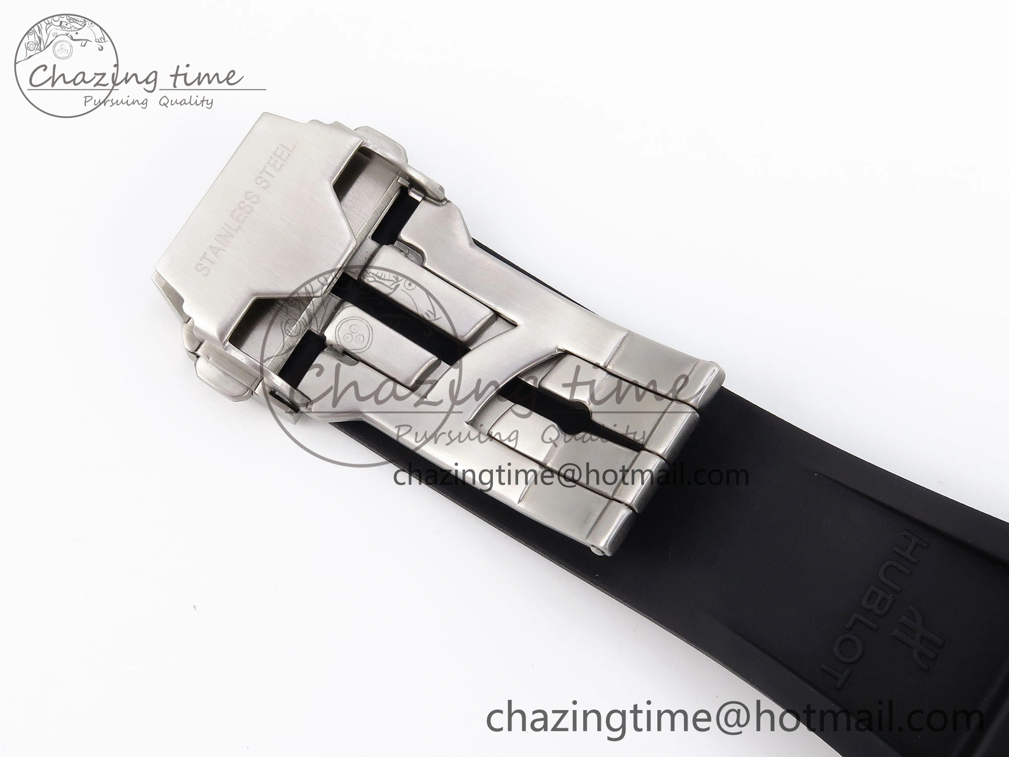 Square Bang Unico 42mm Titanium BBF 1:1 Best Edition Skeleton Dial on Black Rubber Strap A1280
