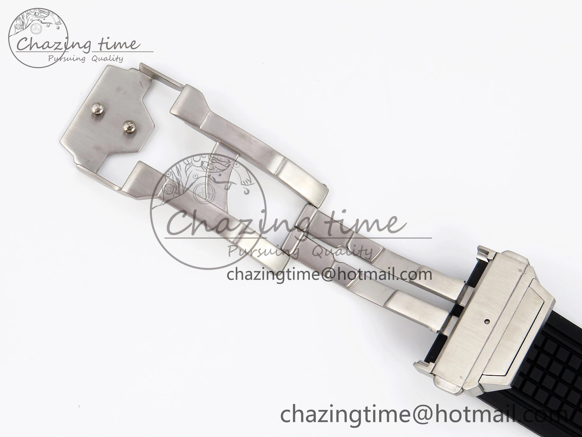 Square Bang Unico 42mm Titanium BBF 1:1 Best Edition Skeleton Dial on Black Rubber Strap A1280