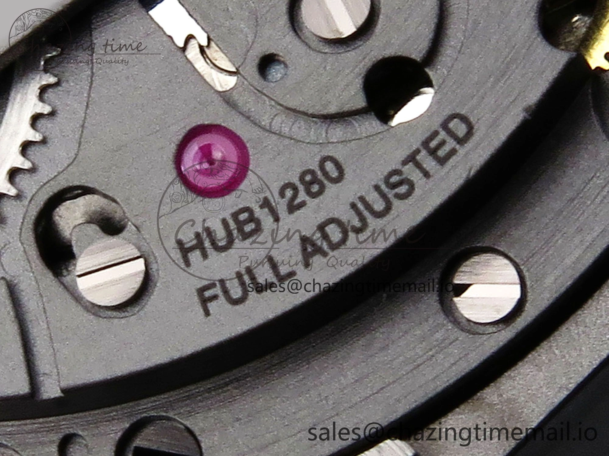 Square Bang Unico Black Ceramic BBF 1:1 Best Edition on Rubber Strap A1280